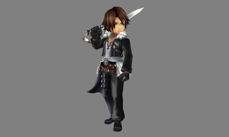 Illustration for article titled Iconic Final Fantasy Characters Made All Big-Headed and Cute